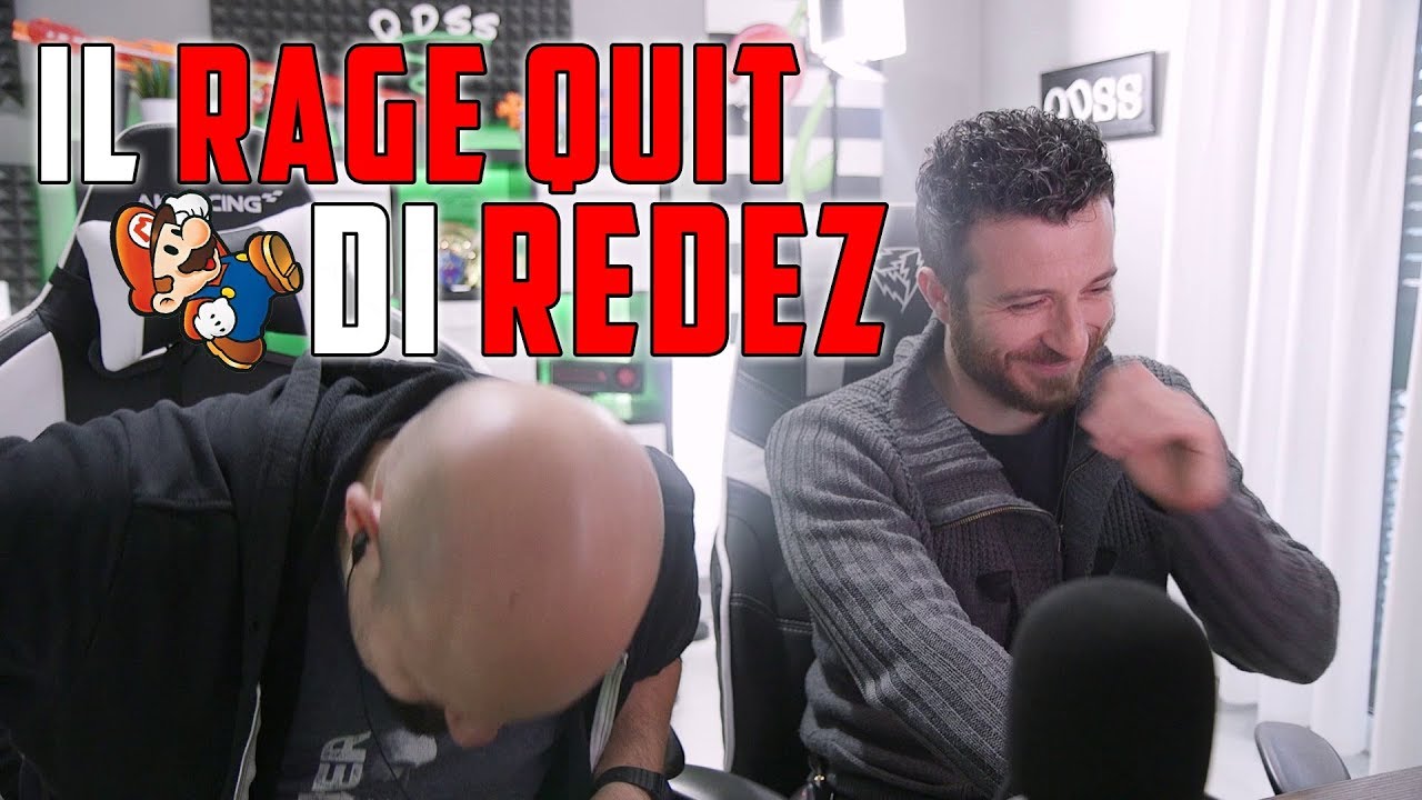 IL RAGE QUIT DI REDEZ su UNFAIR MARIO