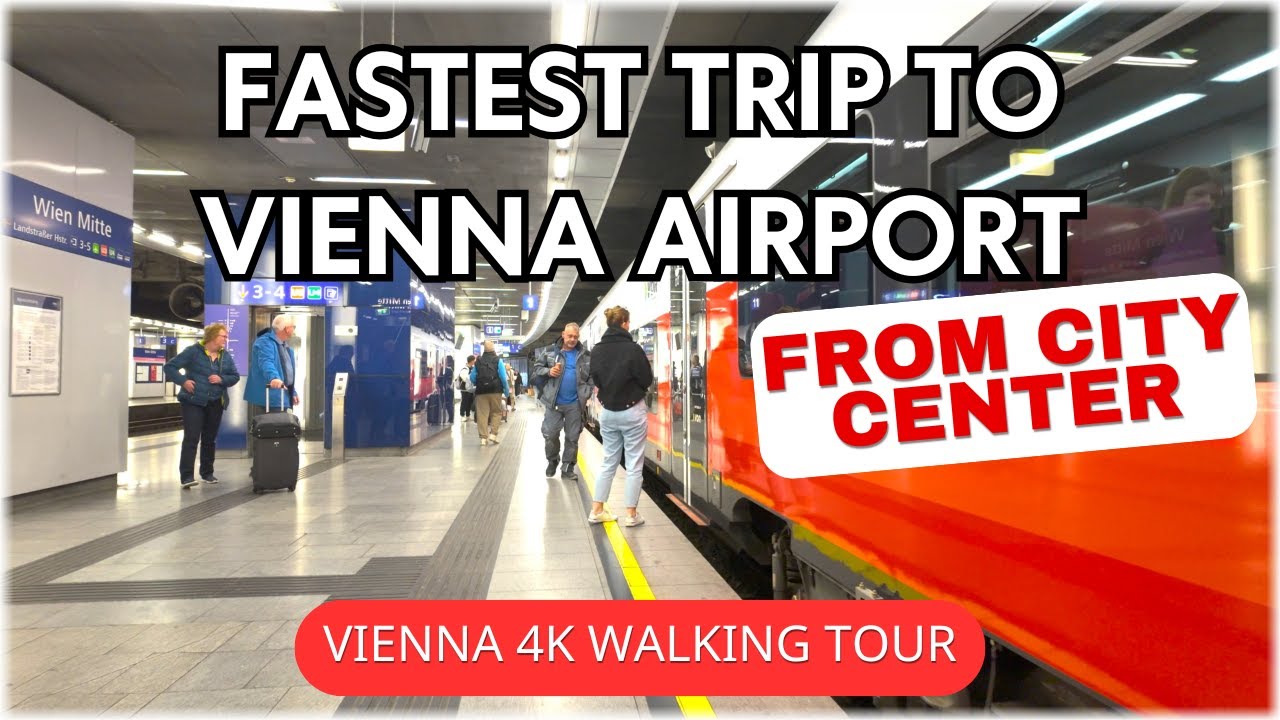 Vienna Stephansplatz to Airport - 4K Virtual Tour