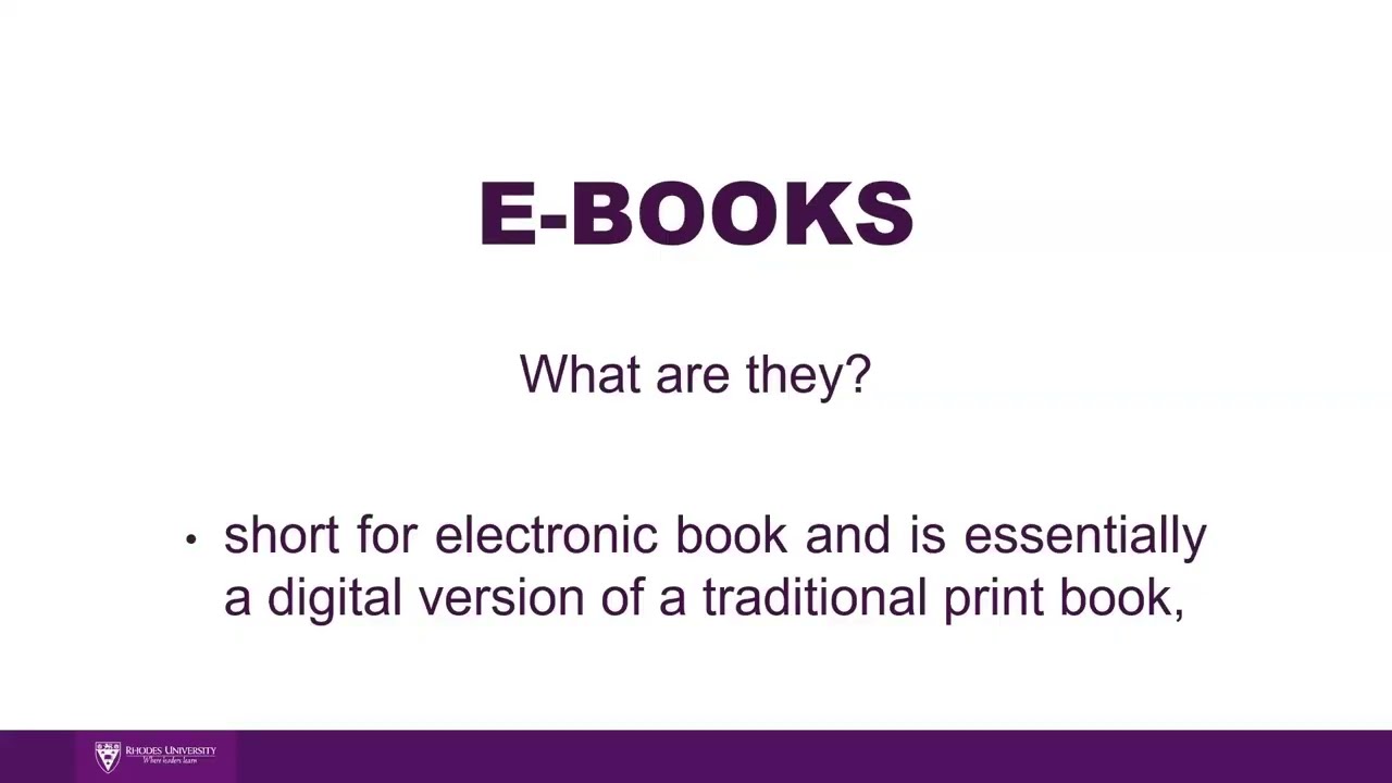 [Postgraduate Training 2026] Session 3 - E-books, Thesis and Dissertations