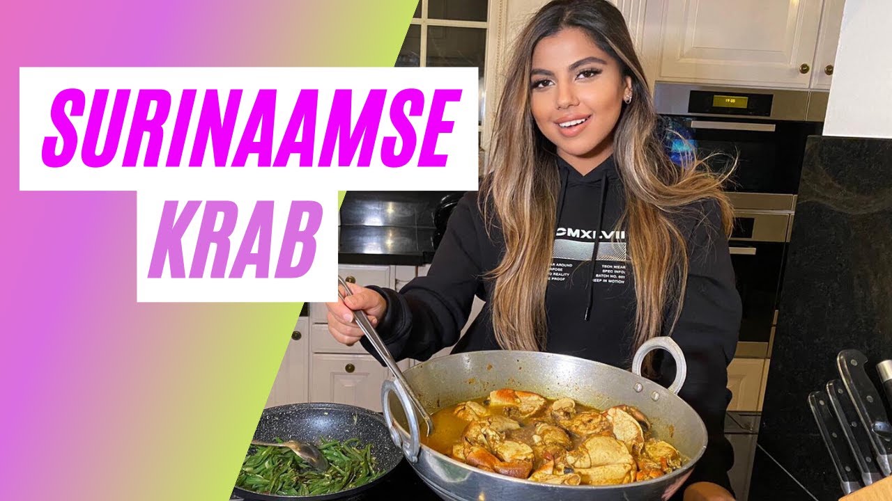 SURINAAMSE KRAB IN KERRIESAUS (MASALA) - DE TAUSJES #FLOG #54 #KOOKVLOG #LIFEISFOOD
