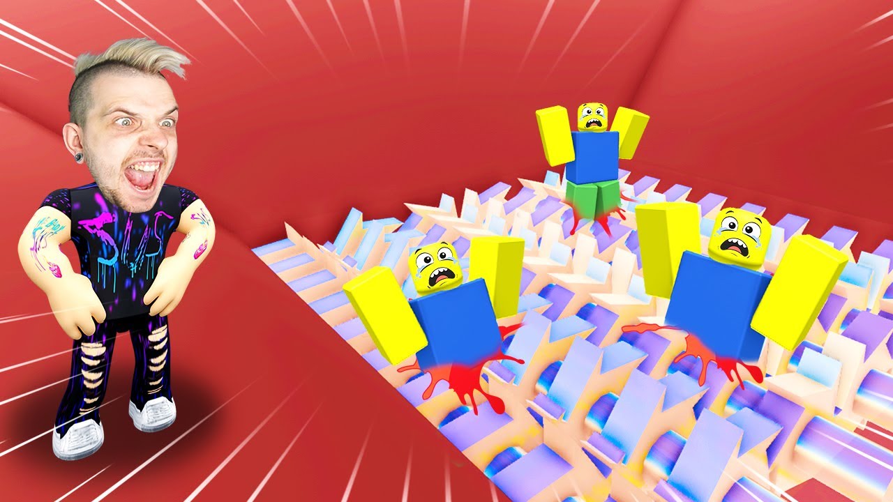 BIEDNE NOOBY NIE WIEDZIAŁY CO ICH CZEKA w ROBLOX - Noob Crushers