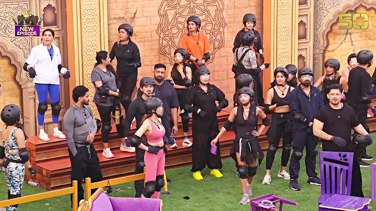 The 50 LIVE | Adnaan Shiakh FIGHT Sapna Chaudhary | Card Chorii Ko Lekar Hui ARGUMENT