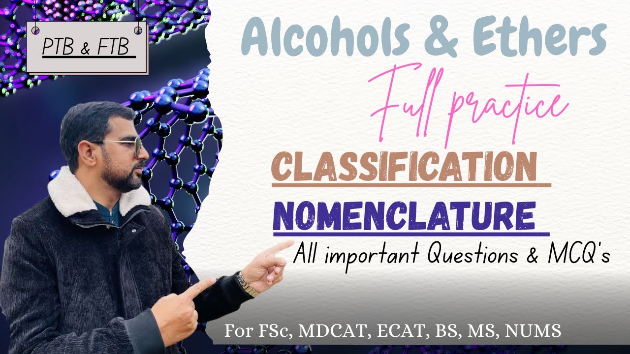 Nomenclature of Alcohols|#2ndyearchemistry | Nomenclature of Ethers | Class 12 chemistry | NMDCAT 
