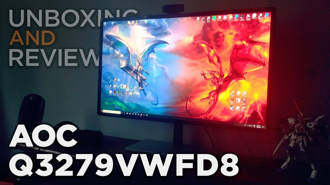 AOC Q3279VWFD8 Unboxing and Review - The new king of mid-budget monitors