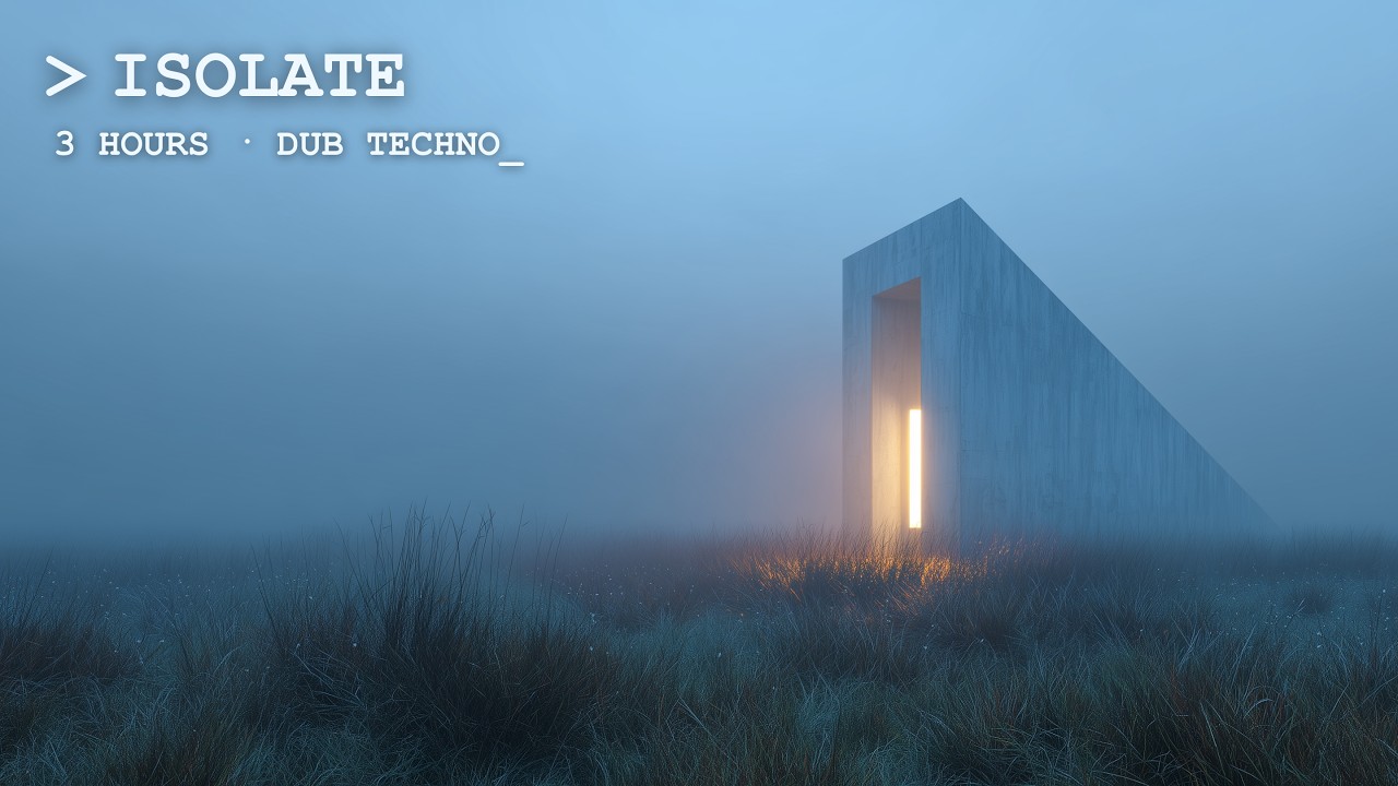 ISOLATE // Analog Dub Techno for Deep Work &middot; 3 Hours &middot; No Drops