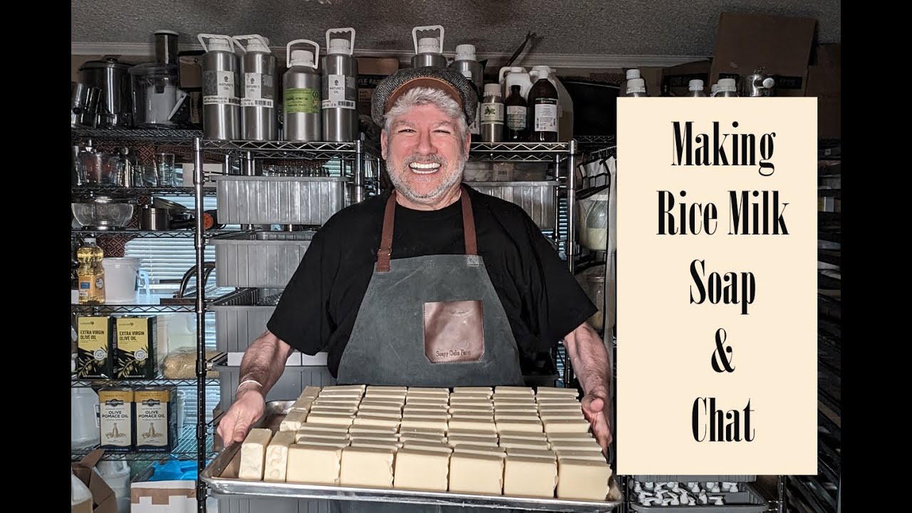 How to make Vegan Rice Milk soap
