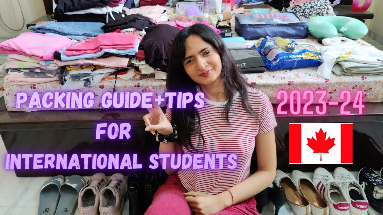 Packing for International students+Tips| What to pack in cabin v/s Checkin- Canada?