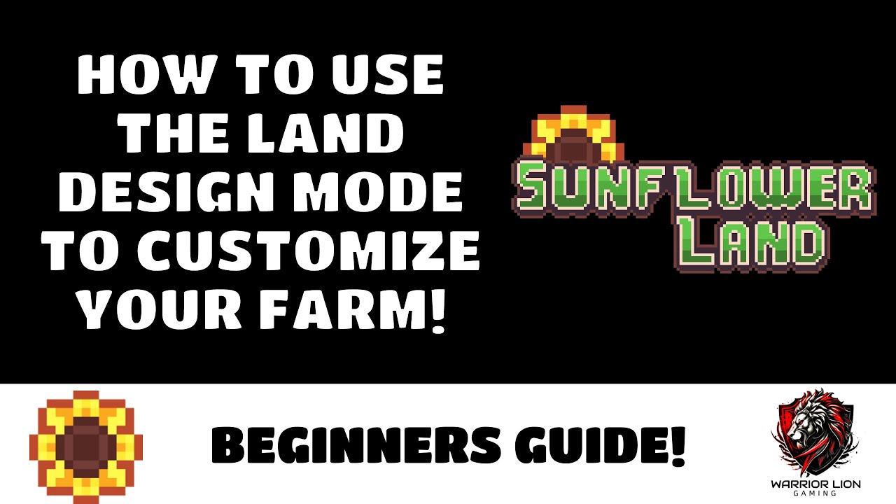 Sunflower Land NFT Game | How To Use the Land Design Mode | Polygon Blockchain