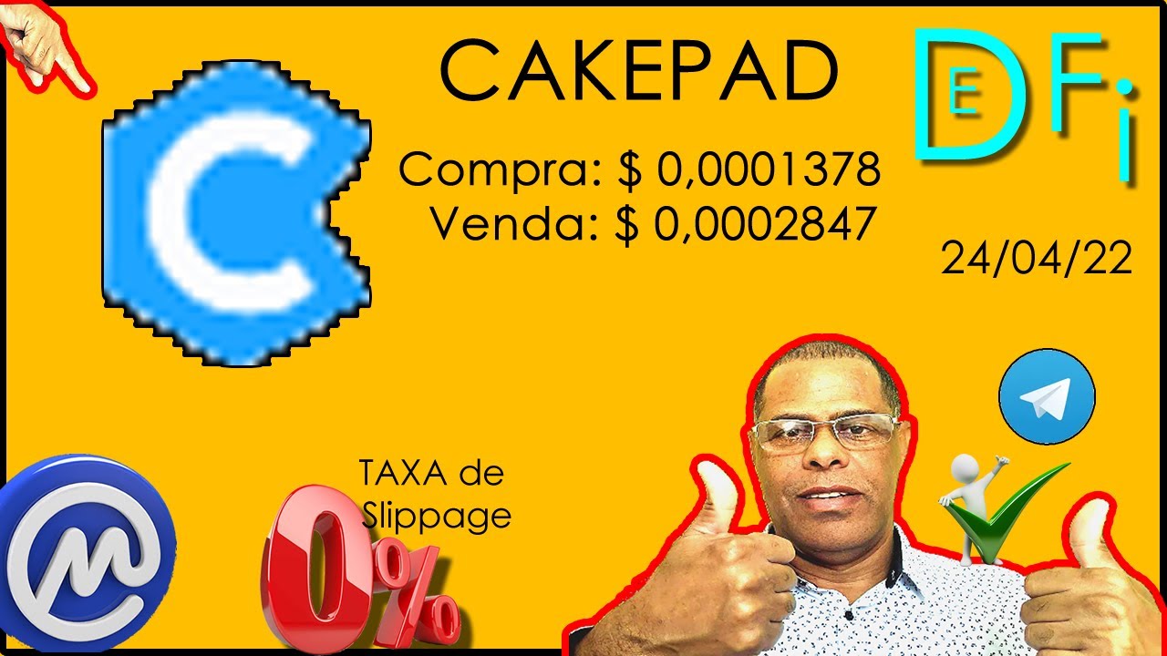 CAKEPAD TOKEN REDE BINANCE SMART CHAIN DICA DO DIA 120% VEJA