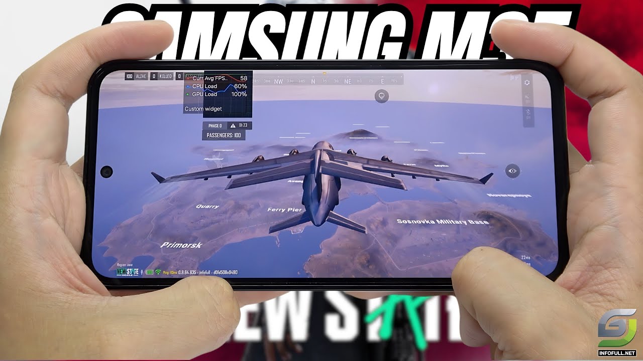 Samsung Galaxy M35 test game Pubg NEW STATE Max Setting | 90 FPS Ultra Graphics