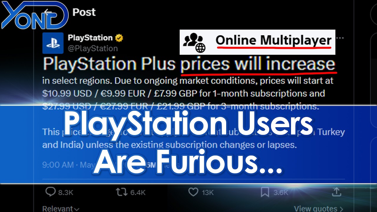 PlayStation повысила плату за многопользовательский онлайн-режим, и это вызвало недовольство...
