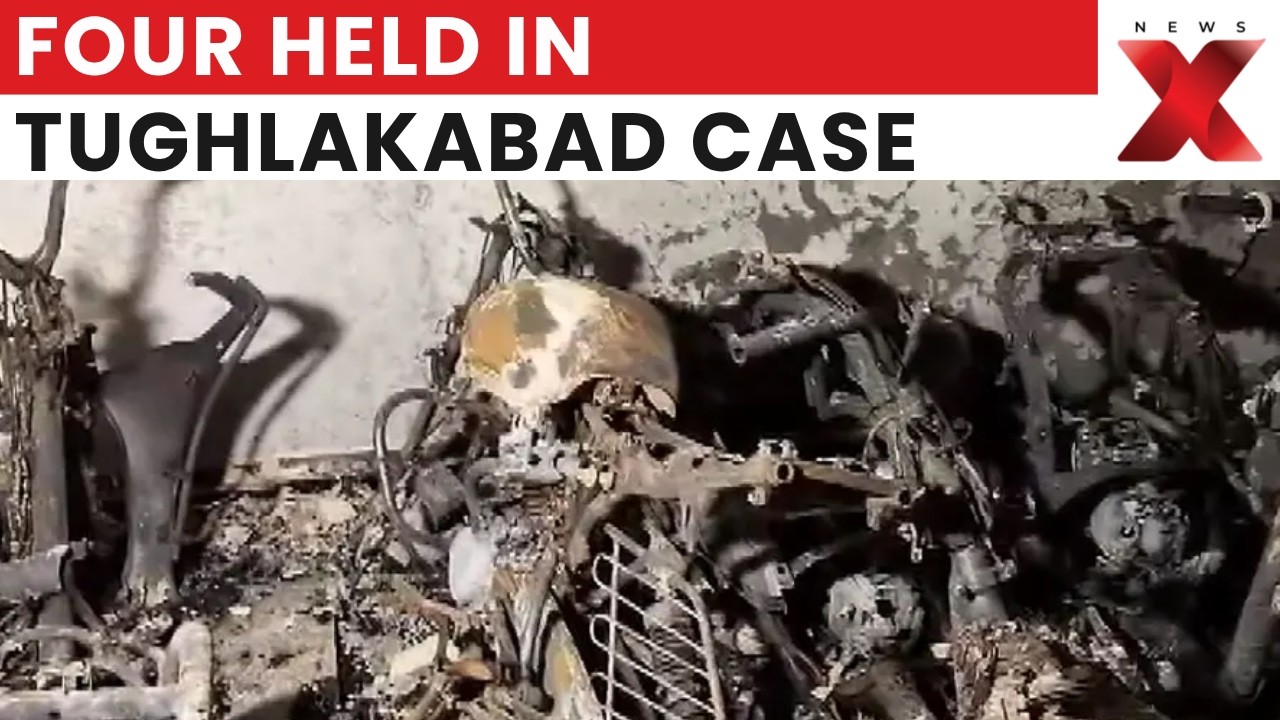 Delhi Tughlaqabad Fire: CCTV Shows Arson Plot, 17-Year-Old Girl Among 4 Arrested | Latest News