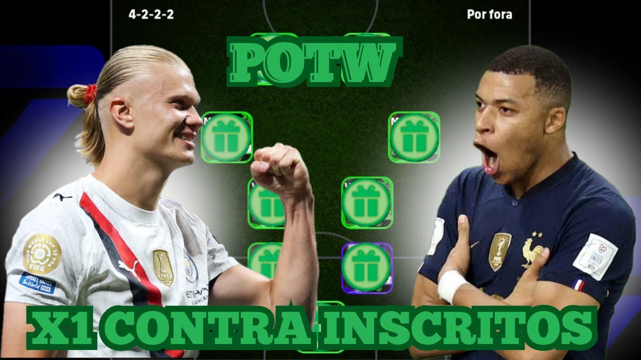 X1 COM OS INSCRITOS COM JOGARES POTW