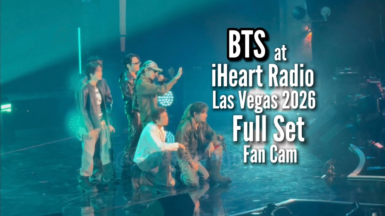 BTS iHeart Radio | Full Set | Fan Cam | Las Vegas T Mobile Arena 2026