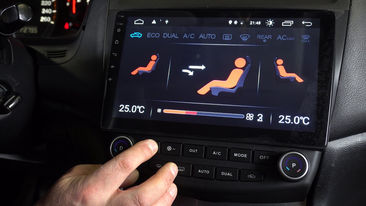 Honda Accord VII 2003-2007 upgrade Android radio 10.1''