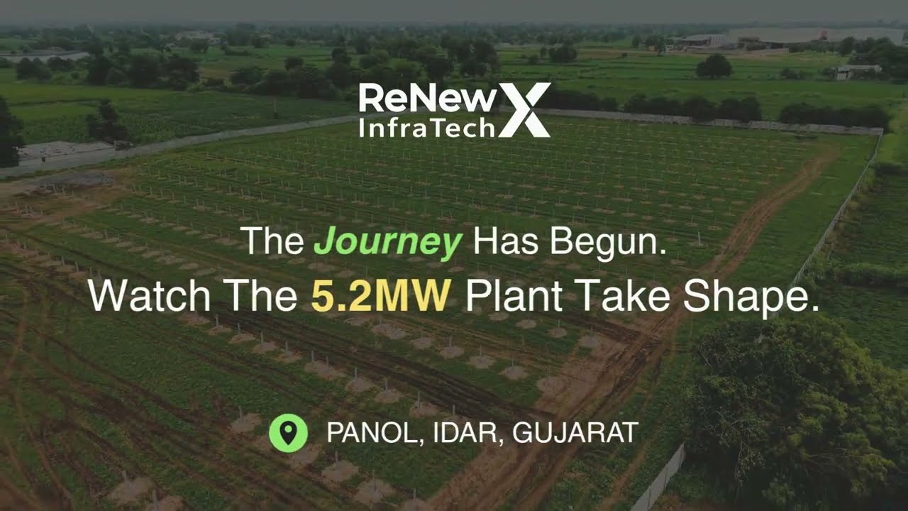 ReNewX InfraTech | From groundwork to progress- Panol is taking shape | Solar Installation.