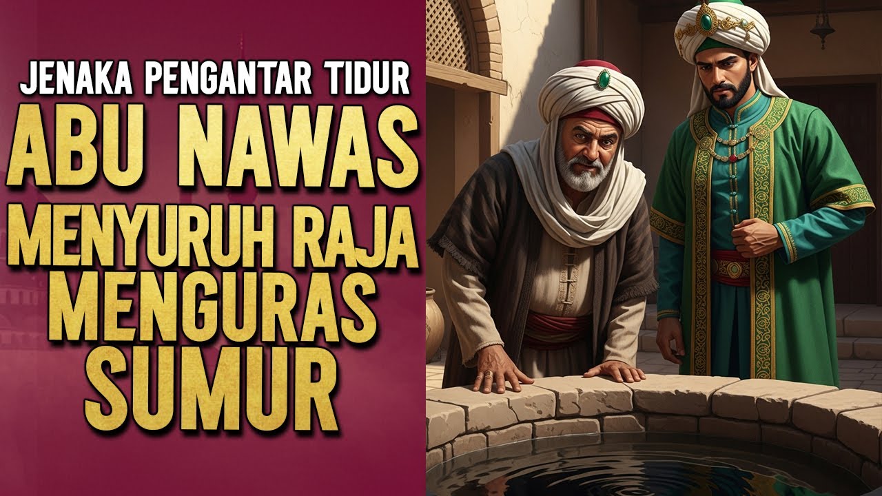 IDE GILA ABU NAWAS MENYURUH RAJA HARUN UNTUK MENGURAS SUMUR || CERITA LUCU PENGANTAR TIDUR