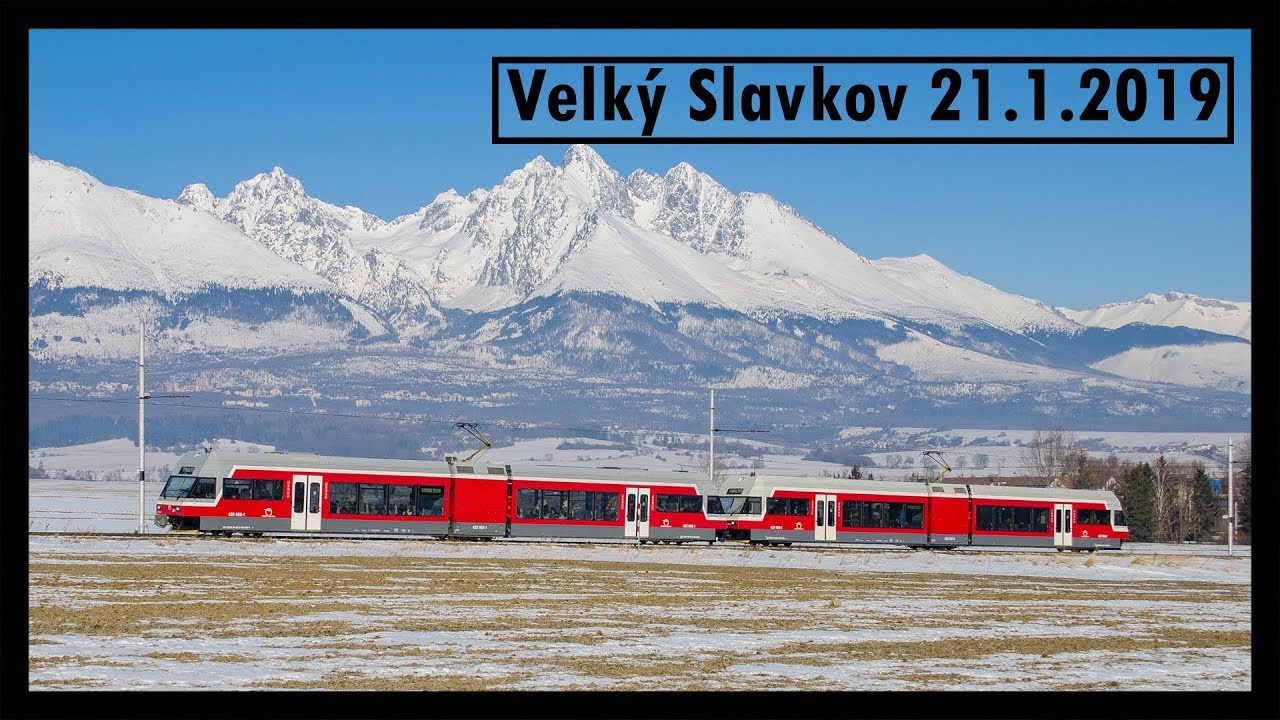 Vlaky Velký Slavkov 21.1.2019