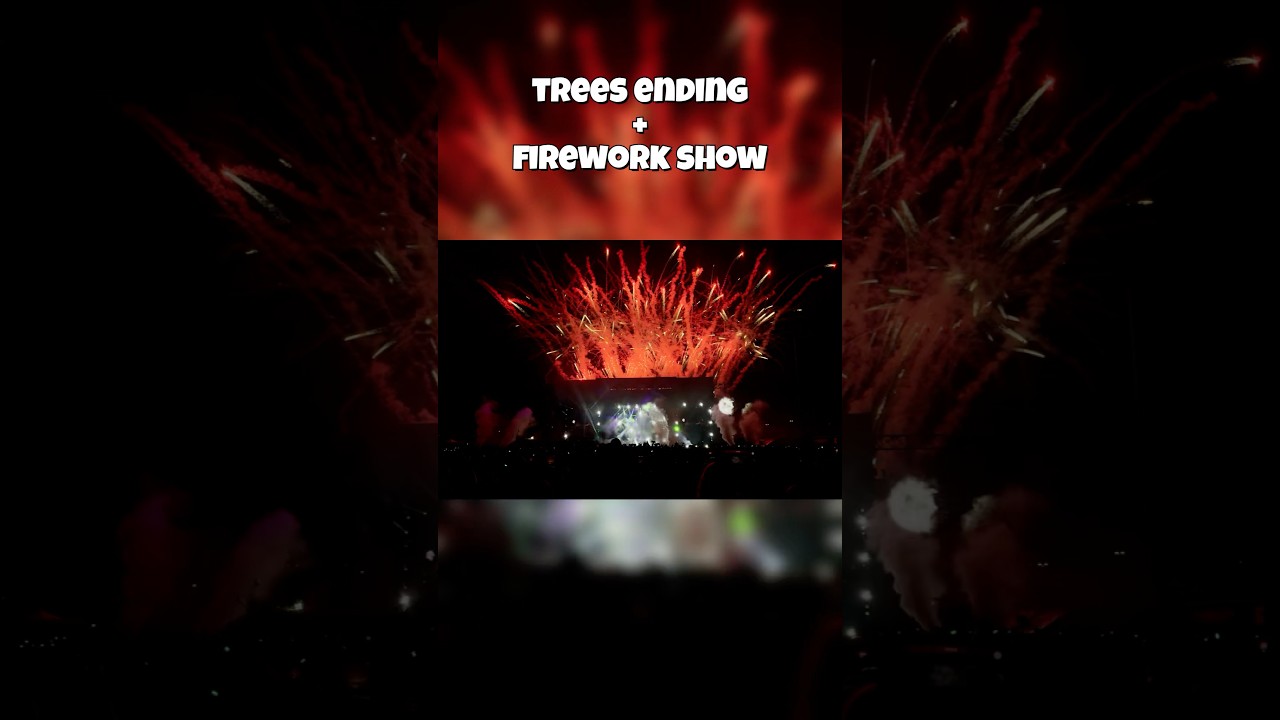 Trees Ending + FIREWORKS! - Twenty One Pilots Breach Tour! 