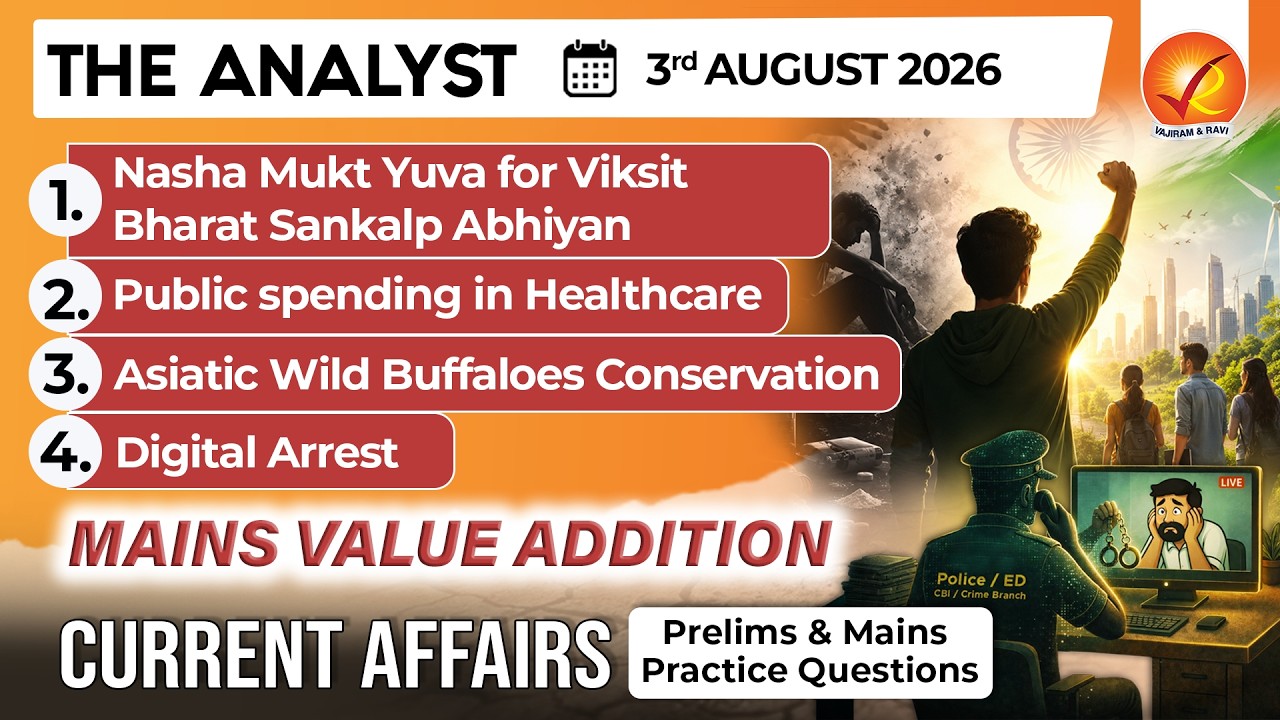 Current Affairs Today 3 Aug 2026 I UPSC Daily Current Affairs I The Hindu Analysis I The Analyst