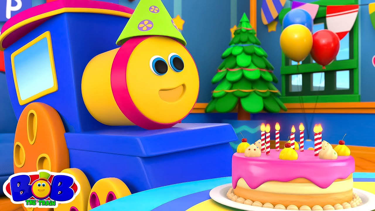 Tren Bob Mutlu Doğum Günü Şarkısı Çocuklar için + Daha Tekerlemeleri Ve Partisi Müzik