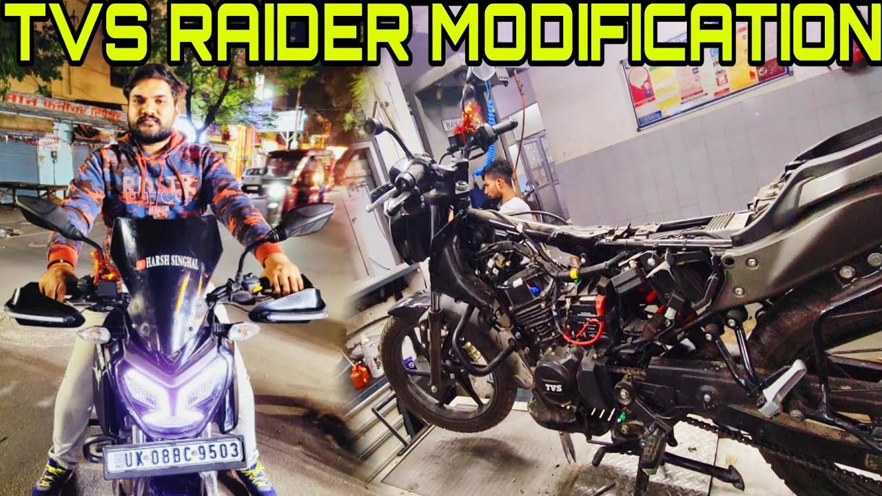 TVS RAIDER 125 KO MODIFY KRA HI LIA LONG RIDE KE LIYE 😍 | RIDE PREPARATION | RIDE PREPARATION VLOG