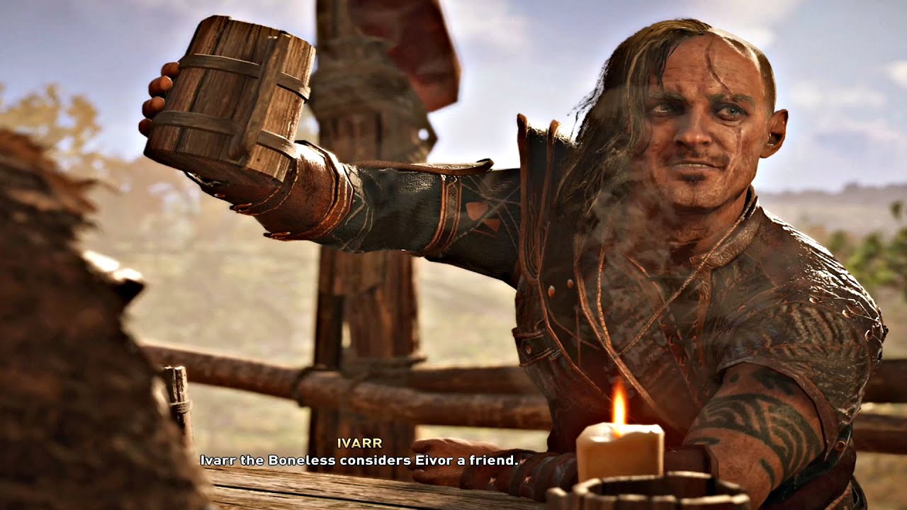Assassin's Creed Valhalla - Getting Drunk With IVAR Son of Ragnar & Ivarr Tells His Story