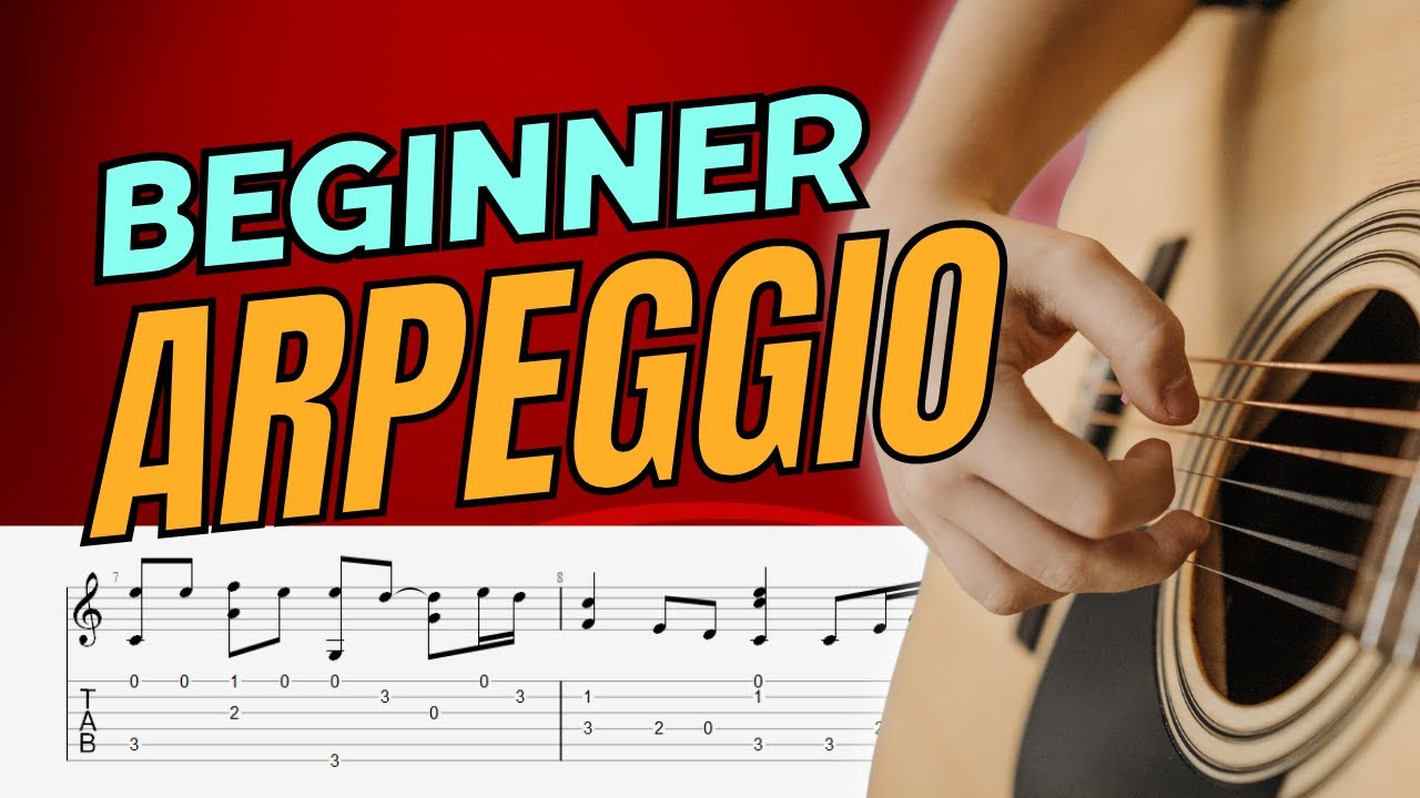 Learn this beginner fingerstyle arpeggio tab! New arpeggios daily