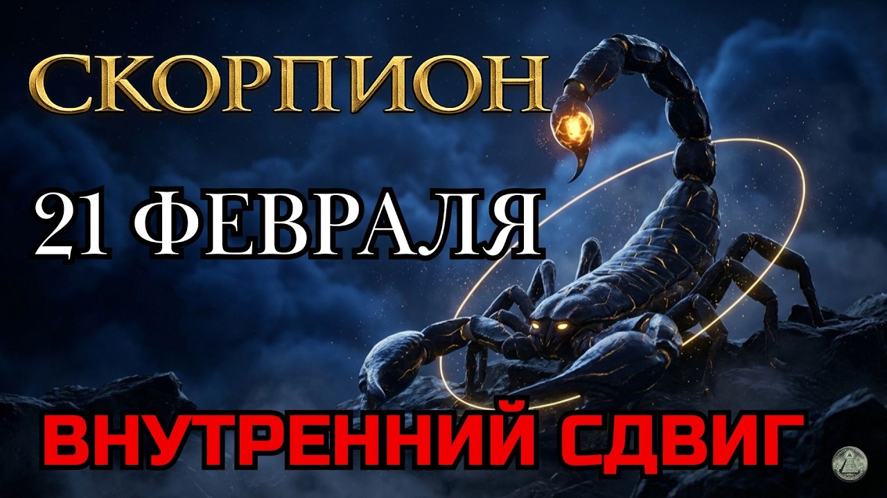 СКОРПИОН - 21 февраля: трансформация набирает силу. Прогноз на сегодня. Гороскоп на сегодня