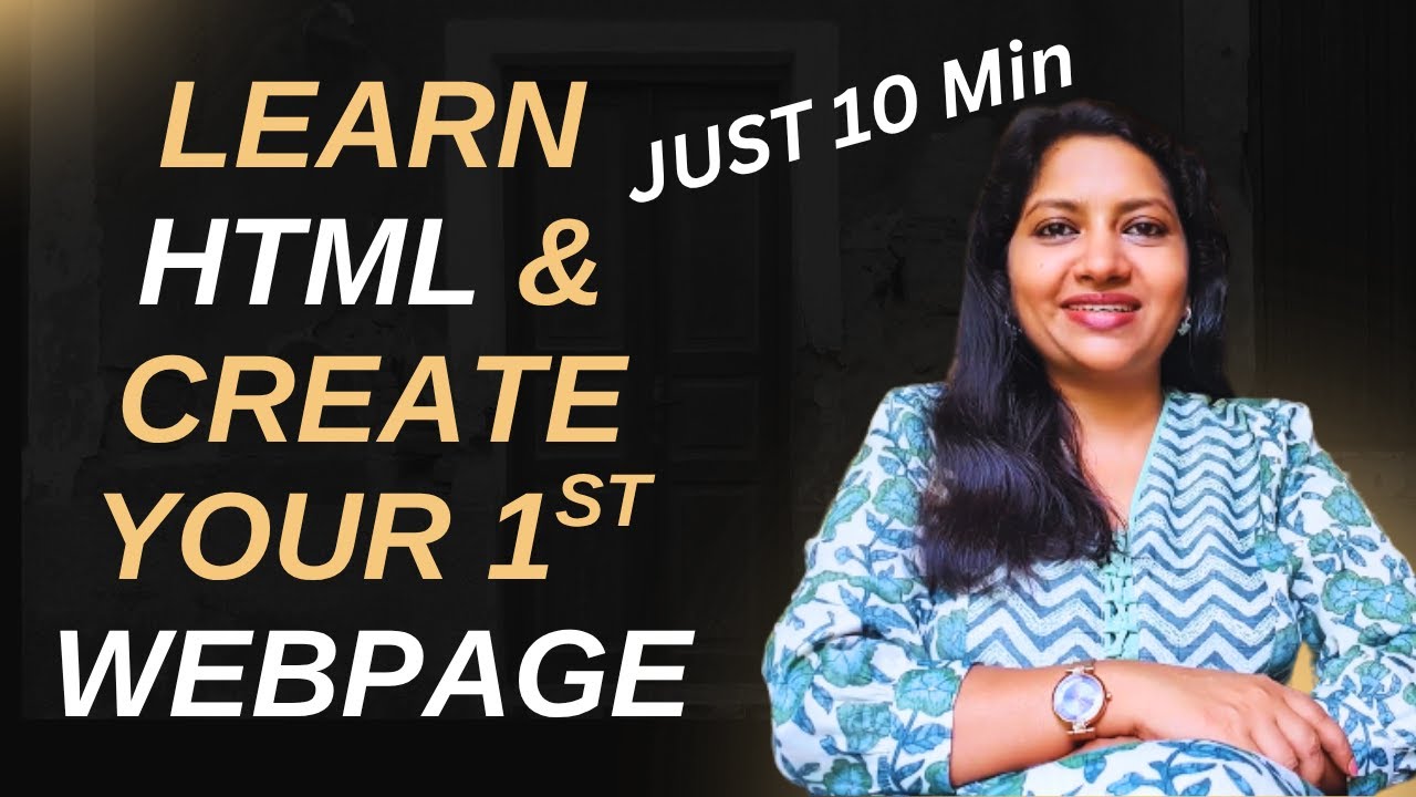 How to Create a webpage using HTML in 10min | HTML for Beginners  | Malayalam Tutorial