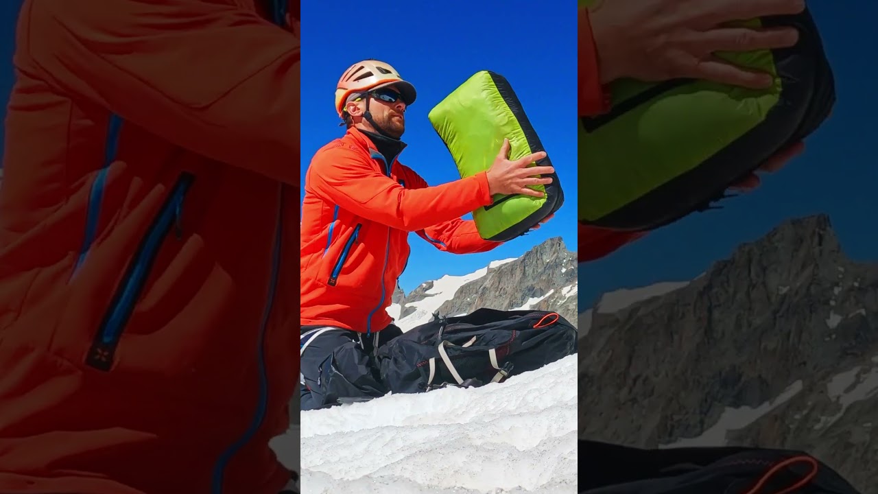 D&eacute;collage du pic du Glacier d'Arsine en mini voile