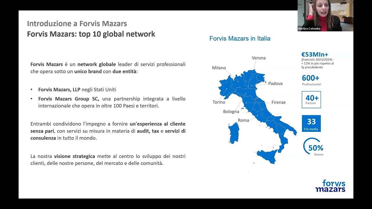 Master Online in Tax Advisory: 100% gratuito con possibilità di inserimento in Forvis Mazars