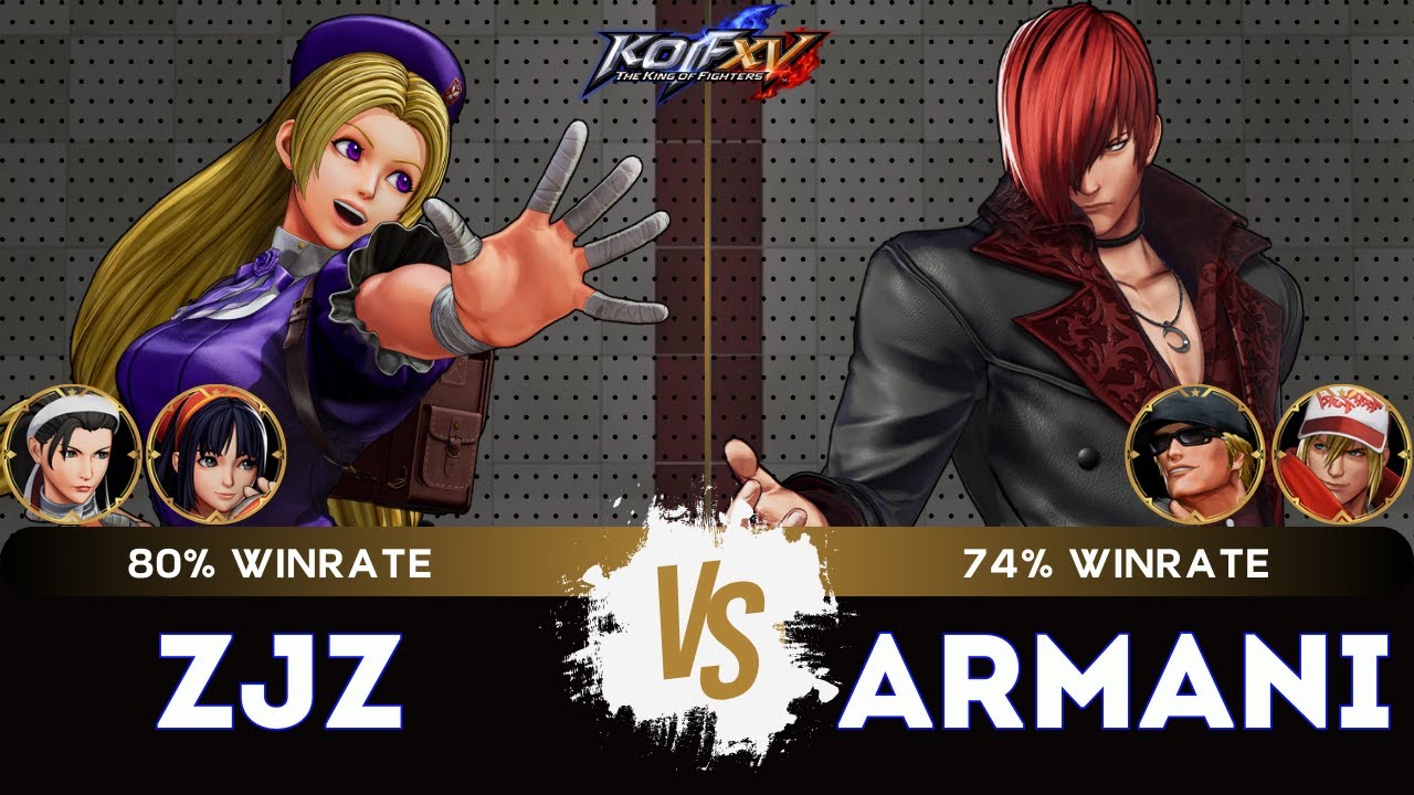 KOF XV ▰ ZJZ (Hinako/Nakoruru/Chizuru) 🆚 ARMANI (Iori/Clark/Terrry) 🎞️Replay Match - 1/26