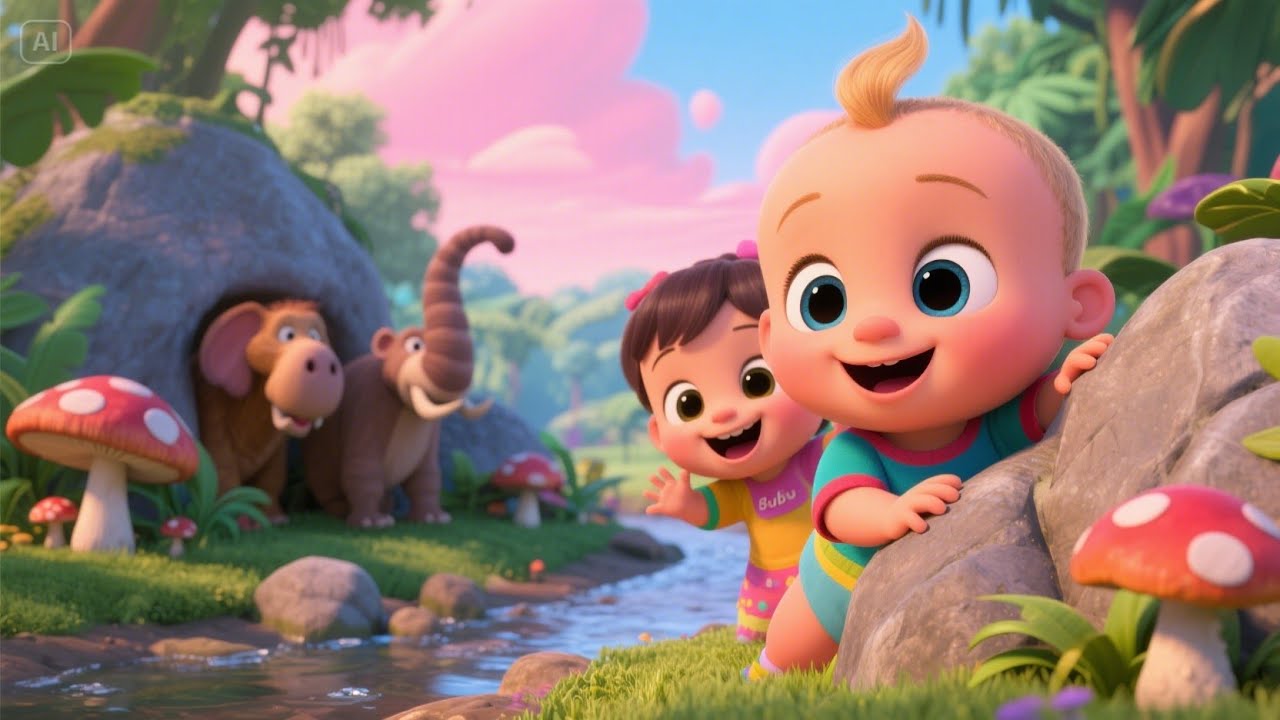Bubu&rsquo;s Peekaboo Jungle Adventure + More | Fun Animal & Exploration Rhyme for Kids