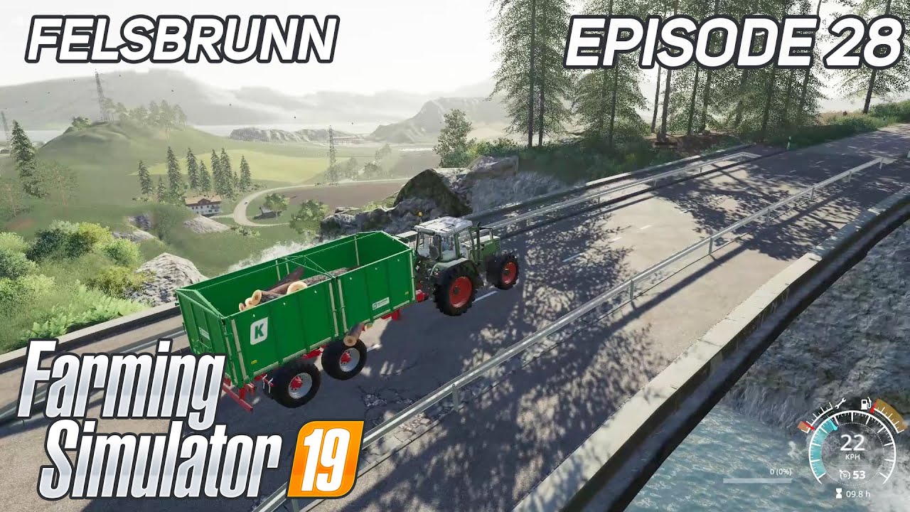 Cutting Trees & Stumps, Creating New Area | FS19 | Farming Simulator 19 | Timelapse | Felsbrunn #28