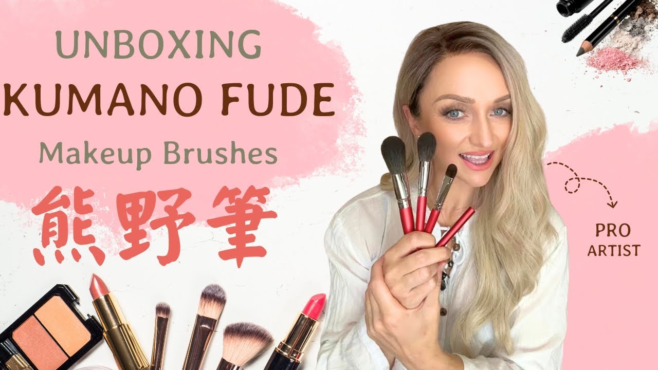 Unboxing Luxury Kumano Fude Makeup Brushes | Handmade Japanese Beauty Tools