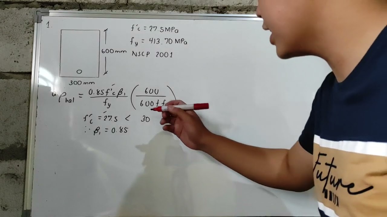 Analysis and Design of Singly Reinforced Beam using Strength Design Method Problem No.1