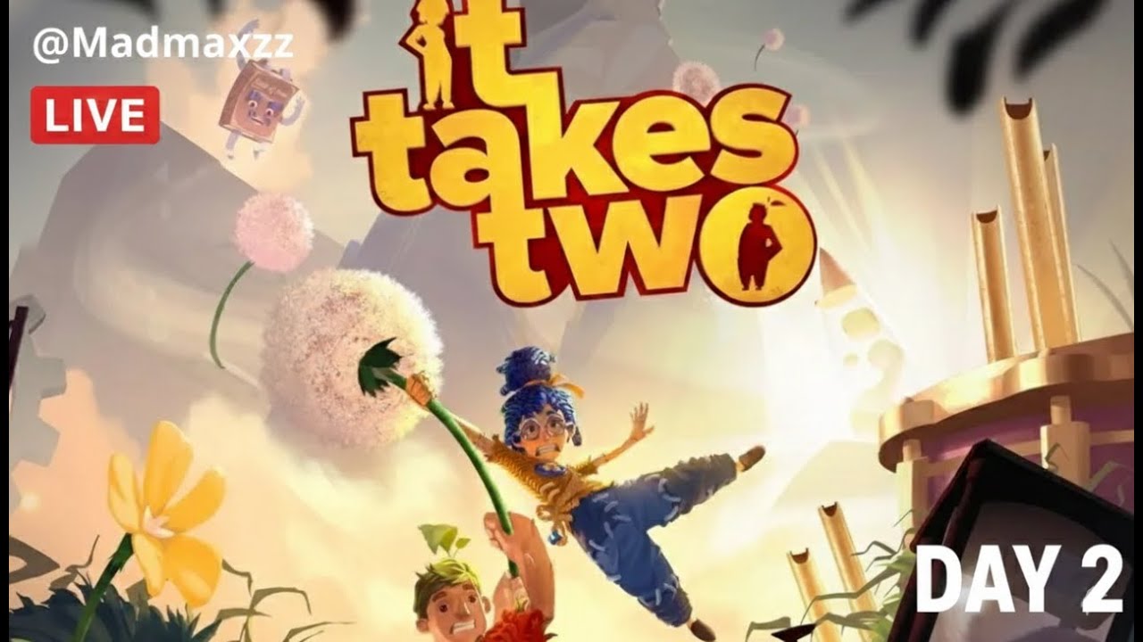 It Takes Two LIVE Gameplay From Beginning | Day 2 | Part 2 🎮 Co-Op Adventure