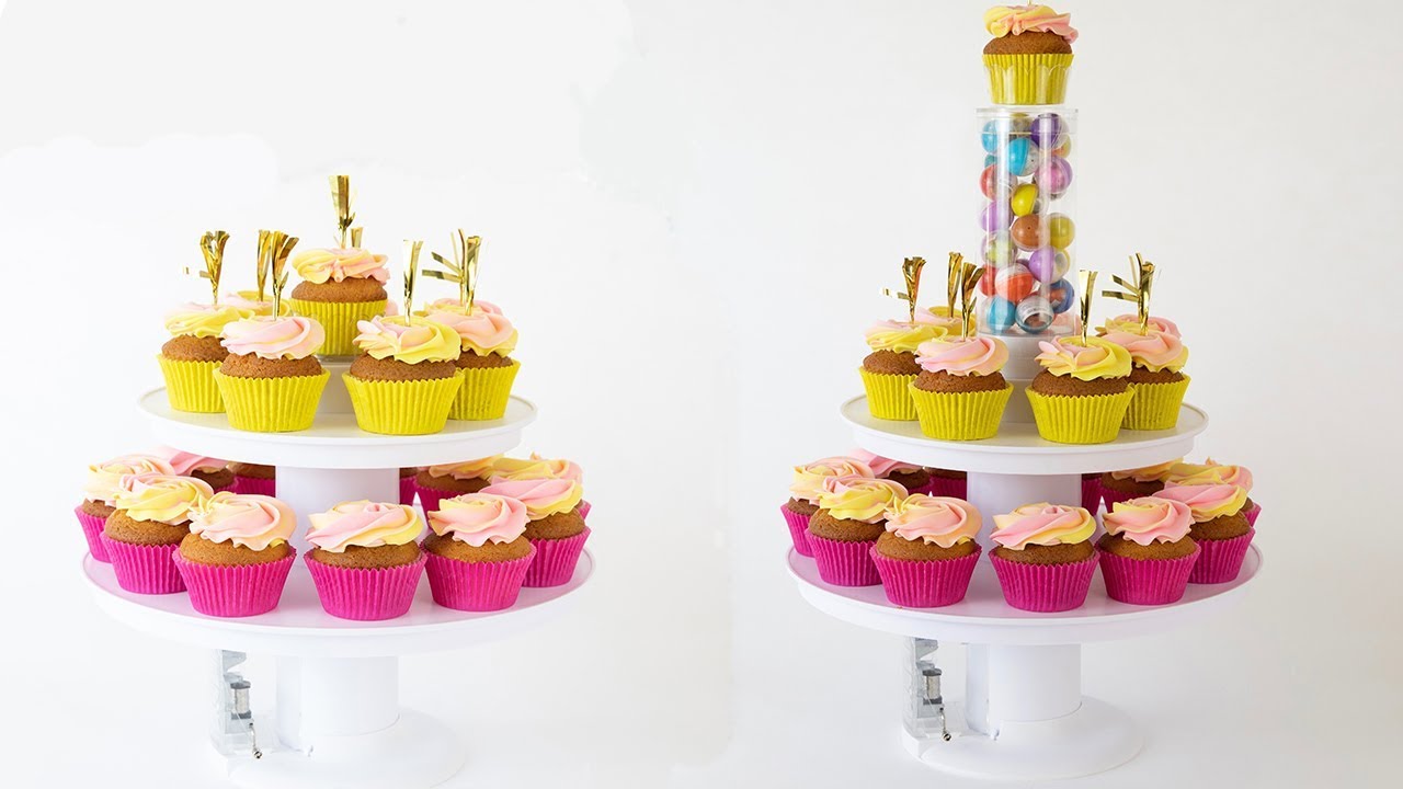 Transform your Cake Stand into a CUPCAKE Stand!