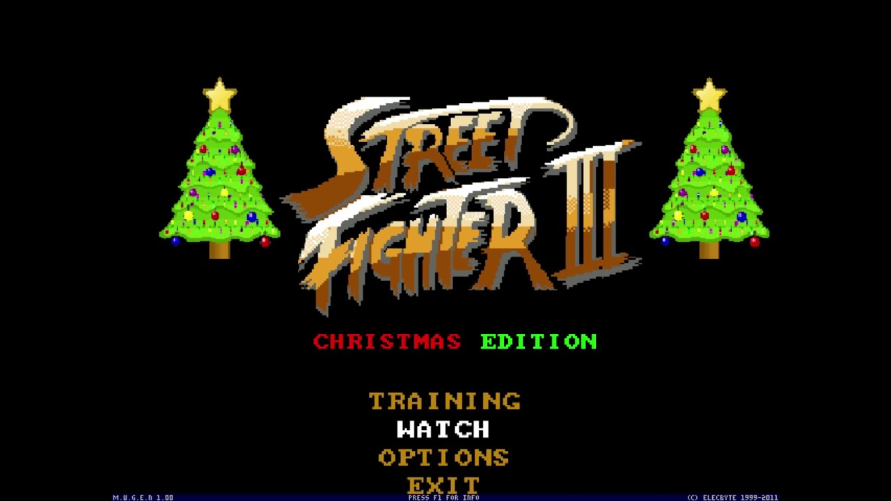Street Fighter III NES MUGEN Screenpack - Christmas Edition