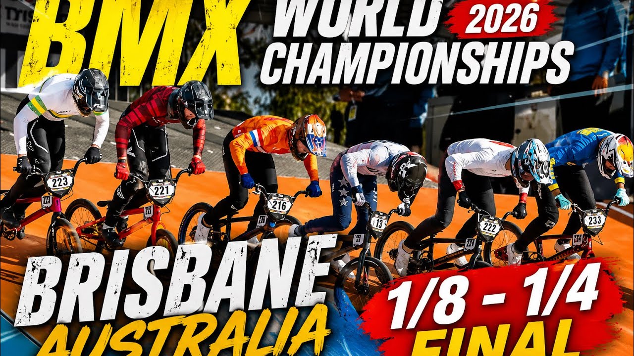 BMX World Championships 2026 Brisbane Australia - 1/8 & 1/4 Finals