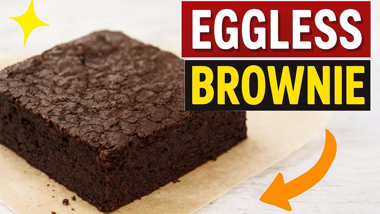 The Best Eggless Chocolate Brownie You’ll Ever Try! Soft, Fudgy & Irresistible By Cook With Priya 