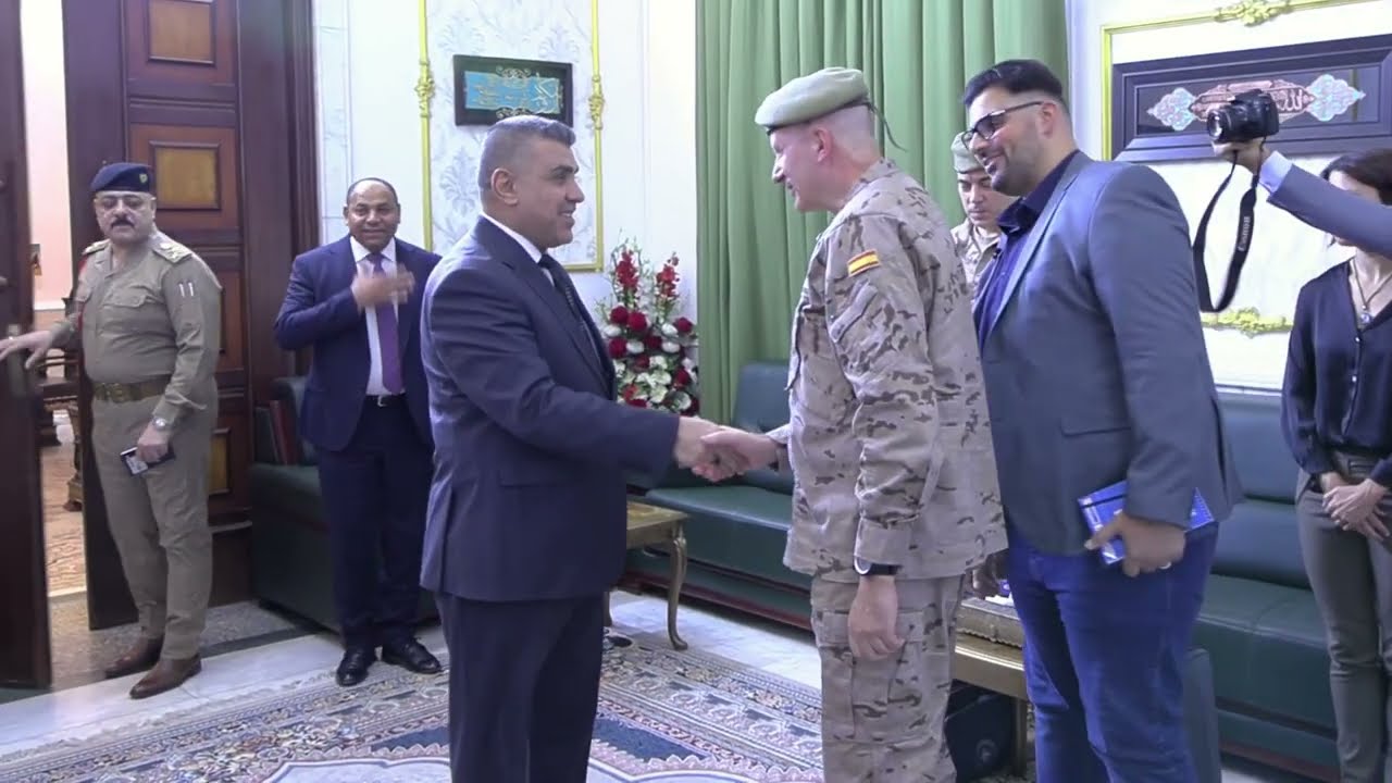 الأمين العام لوزارة الدفاع يلتقي قائد بعثة حلف الناتو في العراق