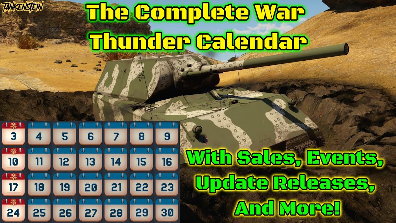Календарь War Thunder &mdash; когда ожидать распродаж, обновлений, событий, праздников и боевого пропуска
