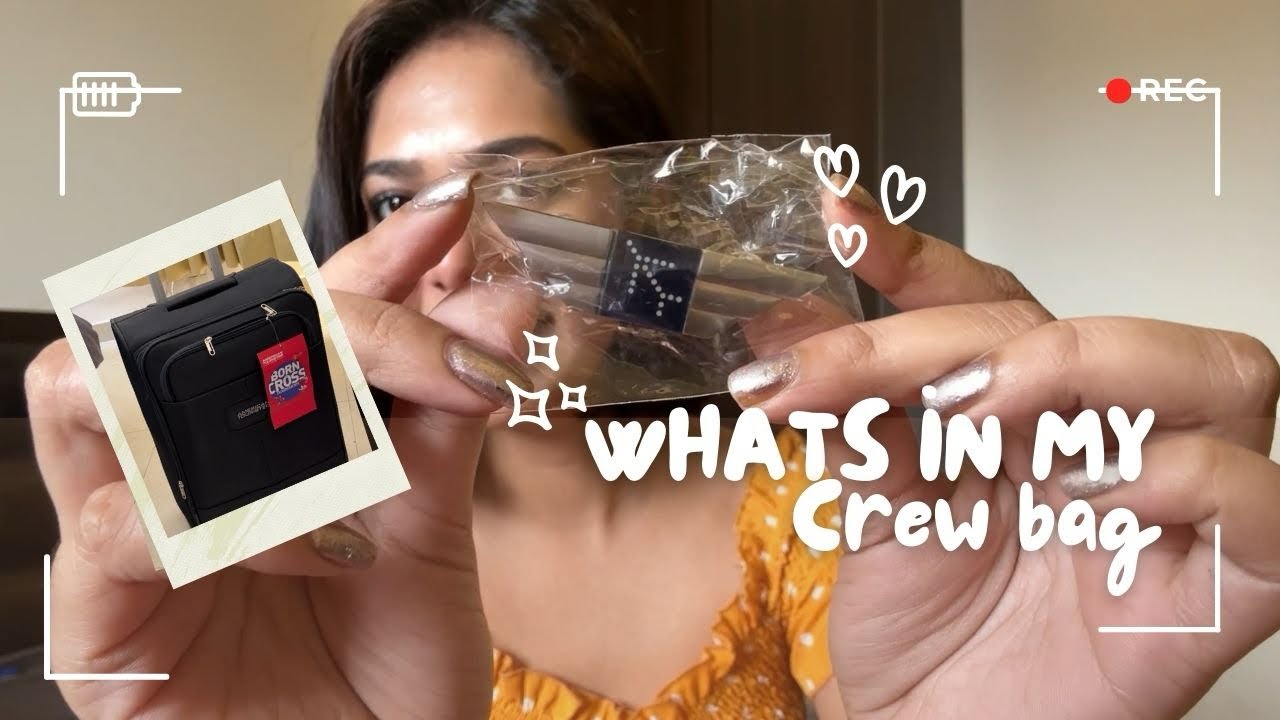 Unboxing my Indigo Cabin Crew Bag 💼 | What’s inside my Cabin Crew Bag?
