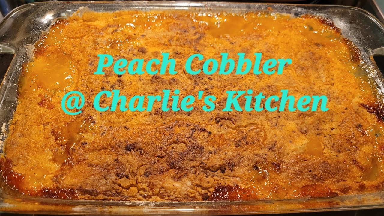 My Peach Cobbler Recipe Step By Step....
