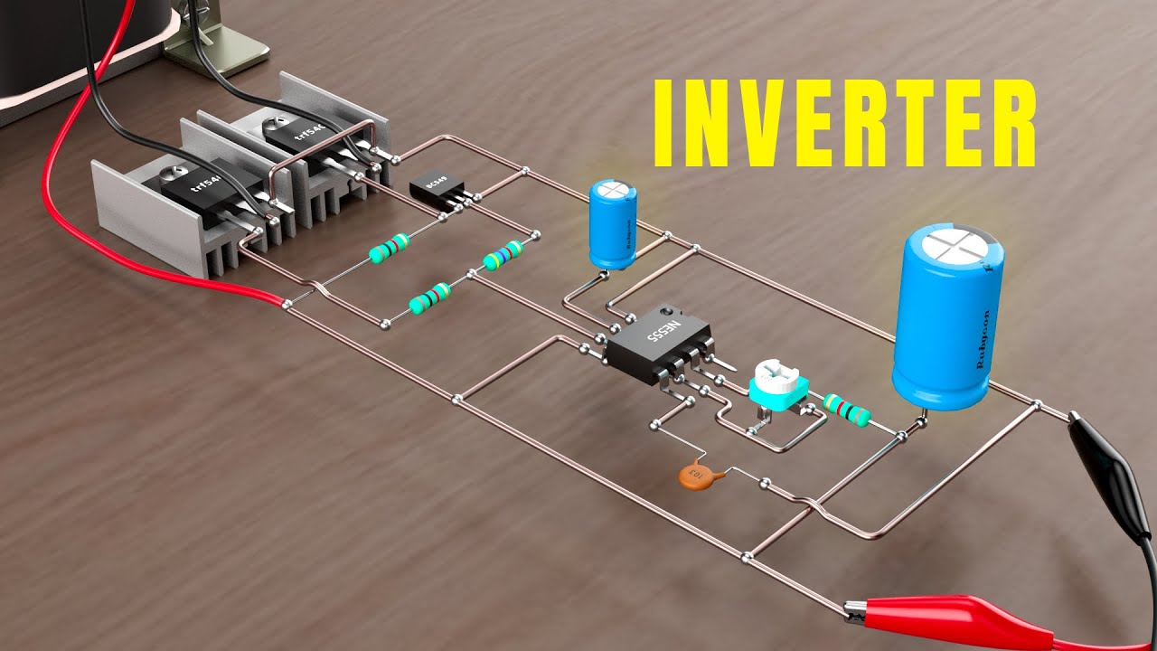 &ldquo;DIY 12V to 220V Inverter Using IRF540N MOSFETs & 555 Timer!&rdquo;