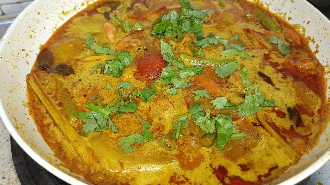 Gulai Udang serba ringkas tetap sedap.