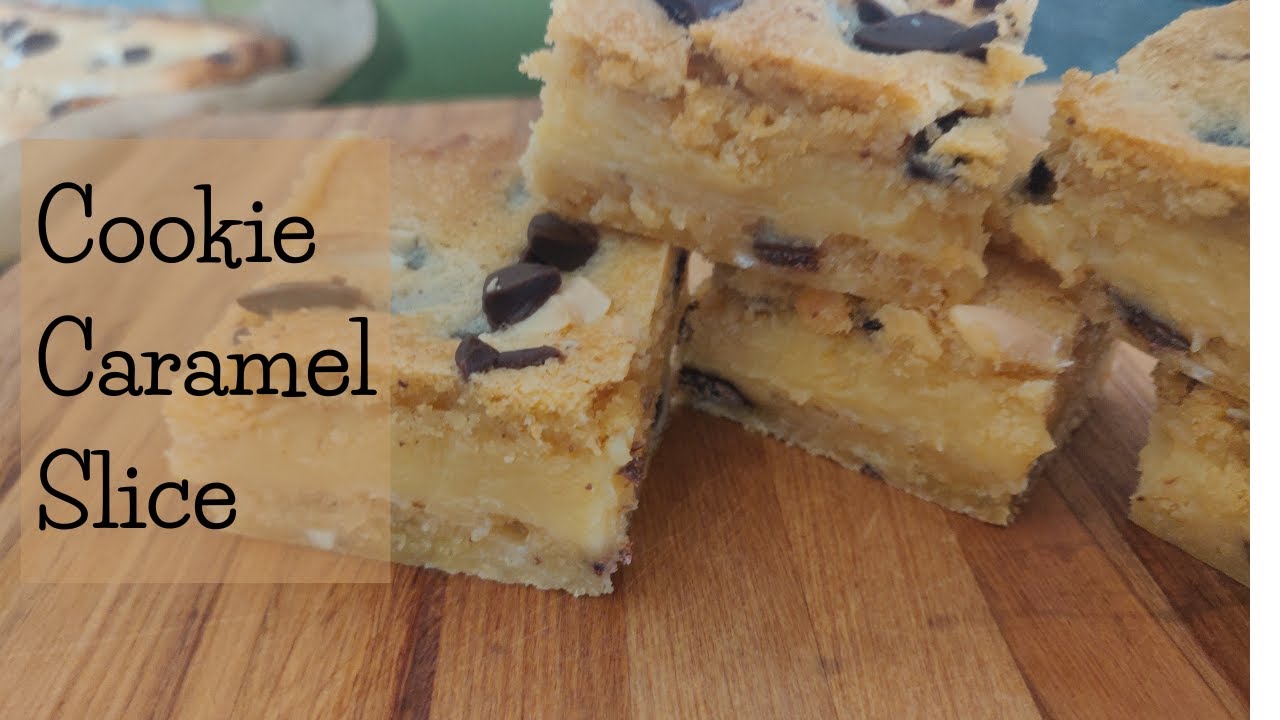Cookie Caramel Slice