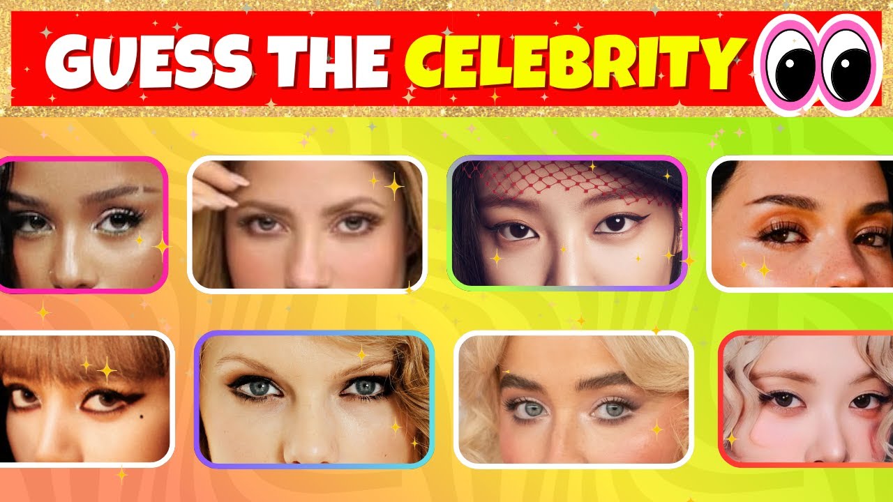 Guess the Celebrity by Their EYES 👀 | Most Famous Celebrities Quiz | K‑POP & Hollywood Stars